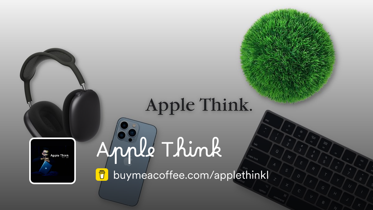 Apple Think - Buymeacoffee
