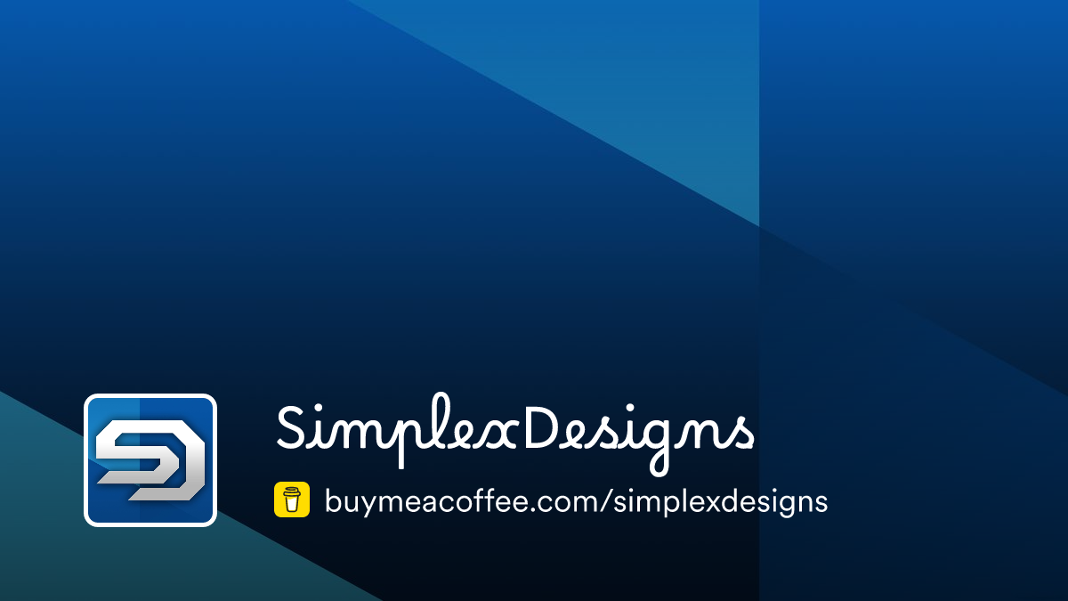 SimplexDesigns - Buymeacoffee