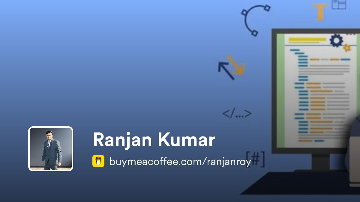 Ranjan Kumar is website designing - Buymeacoffee