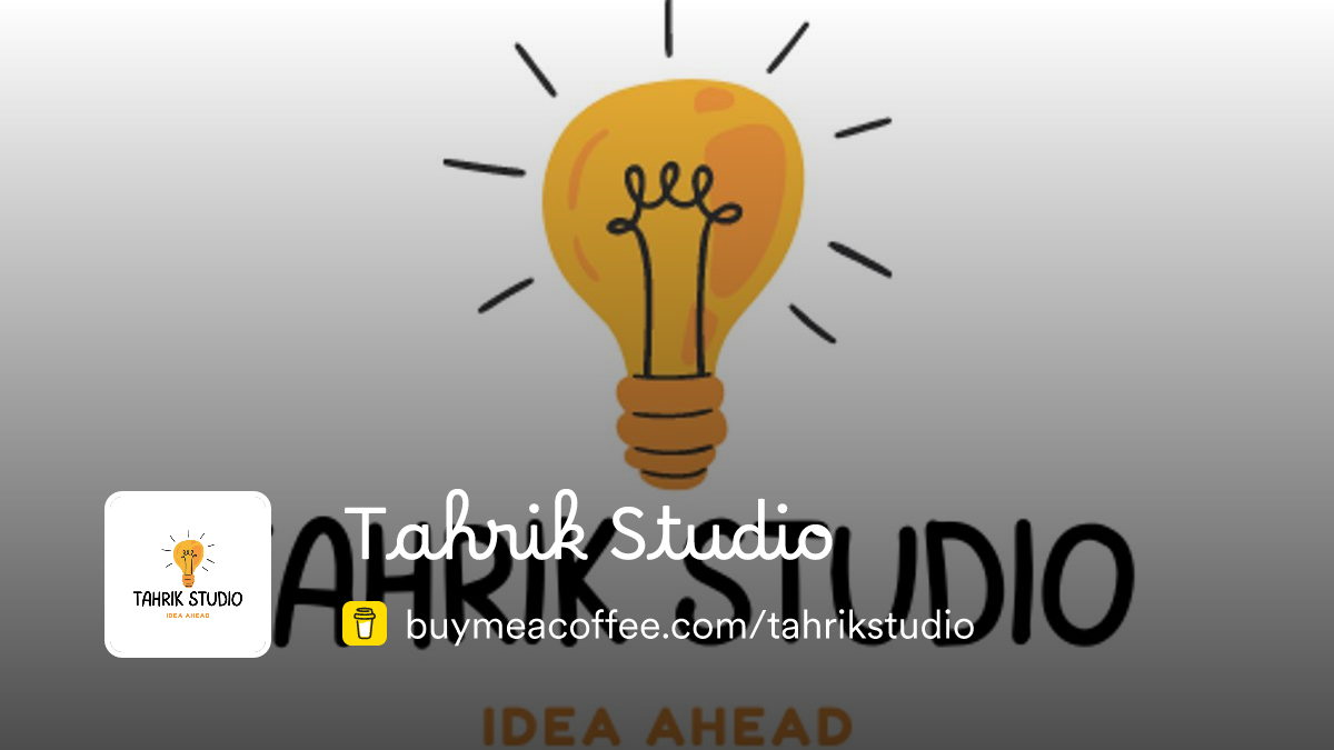 Tahrik Studio is Open Source blogger, Puzzle Developer - Buymeacoffee