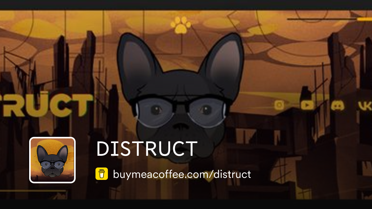 DISTRUCT is I make guides for the game Escape from Tarkov - Buymeacoffee