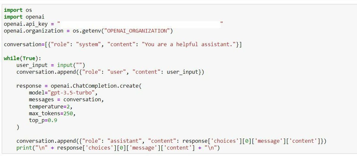 How to use the OpenAI API — Kim Steffensen - Buymeacoffee