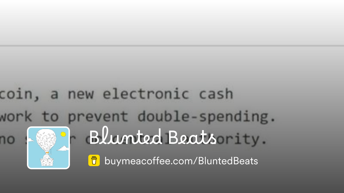 Blunted Beats Is Sharing Crypto Trade Ideas Public Trades Journal