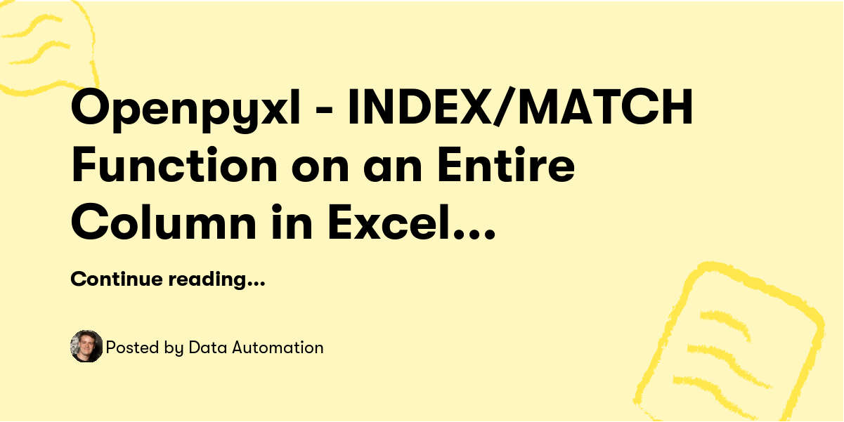 Openpyxl index match function on an entire column in excel workbooks