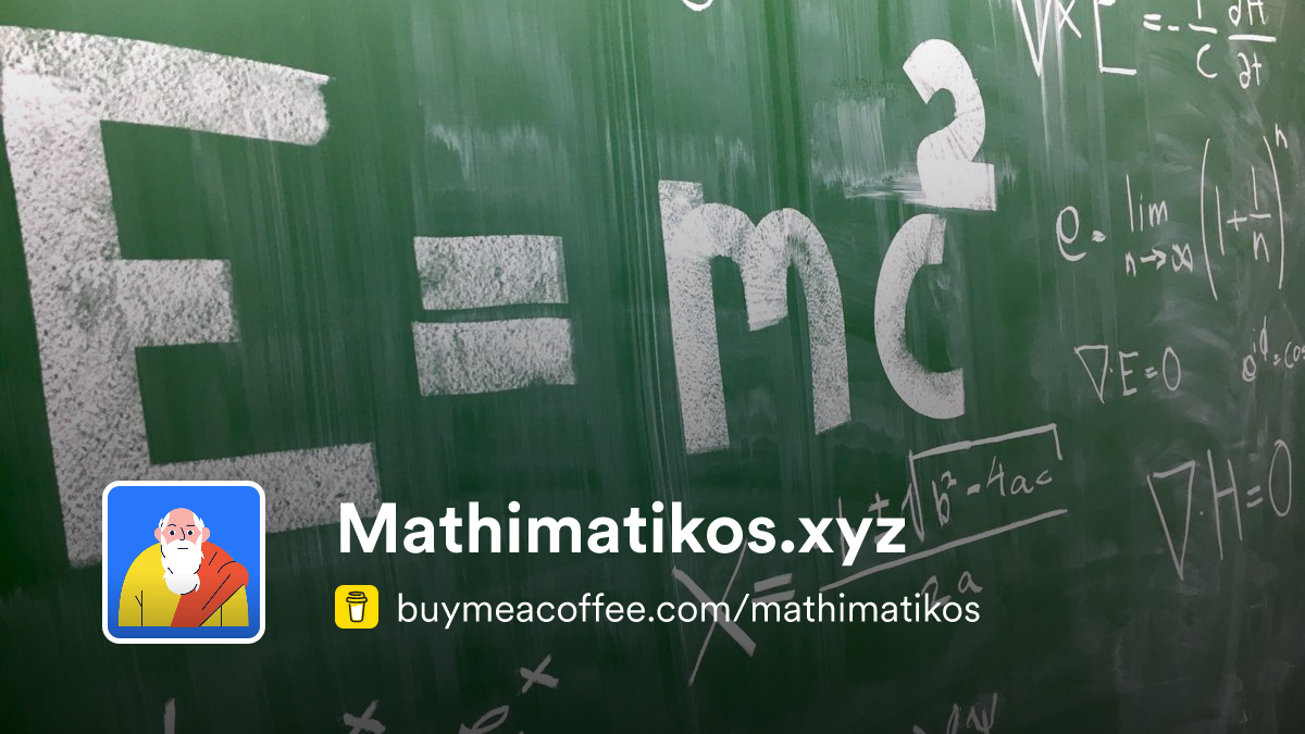 Mathimatikos.xyz - Buymeacoffee