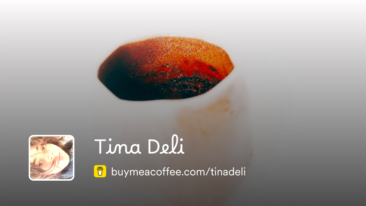 Tina Deli is creating ceramics - Buymeacoffee