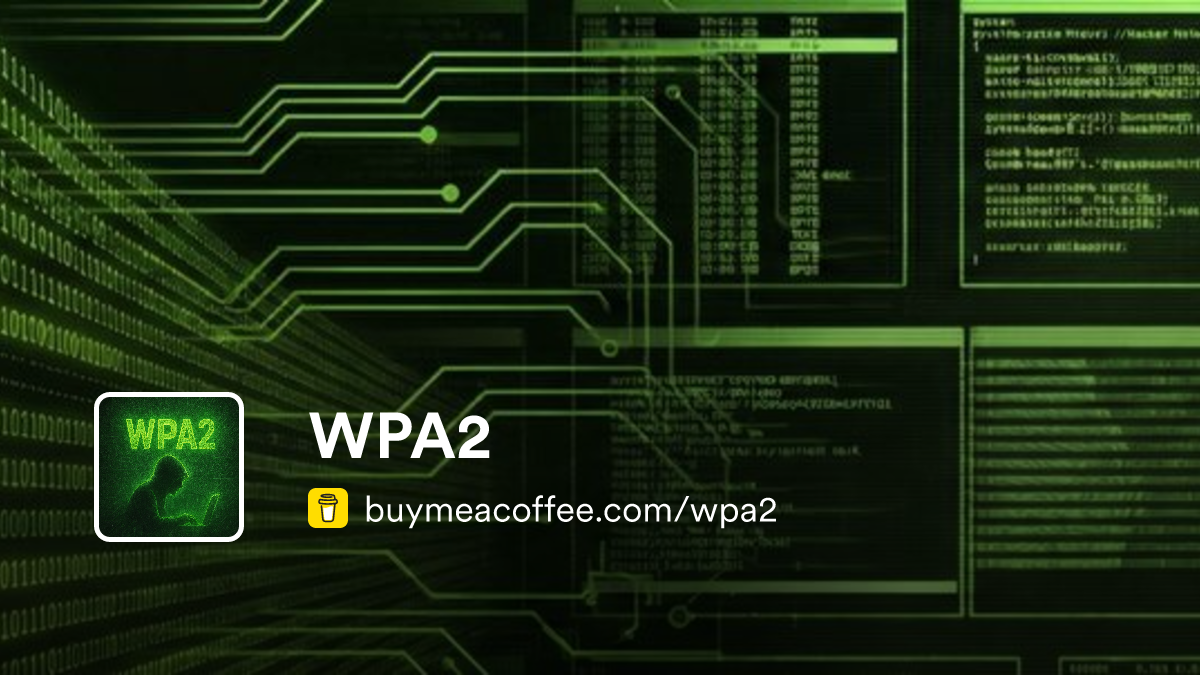 WPA2 is Coding - Buymeacoffee