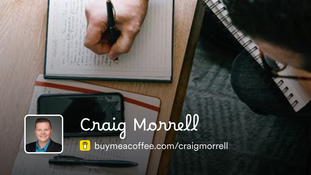 Craig Morrell - Buymeacoffee