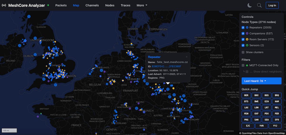 Meshcore Map MeshCore Update #6 — Ripple Radios - Buymeacoffee