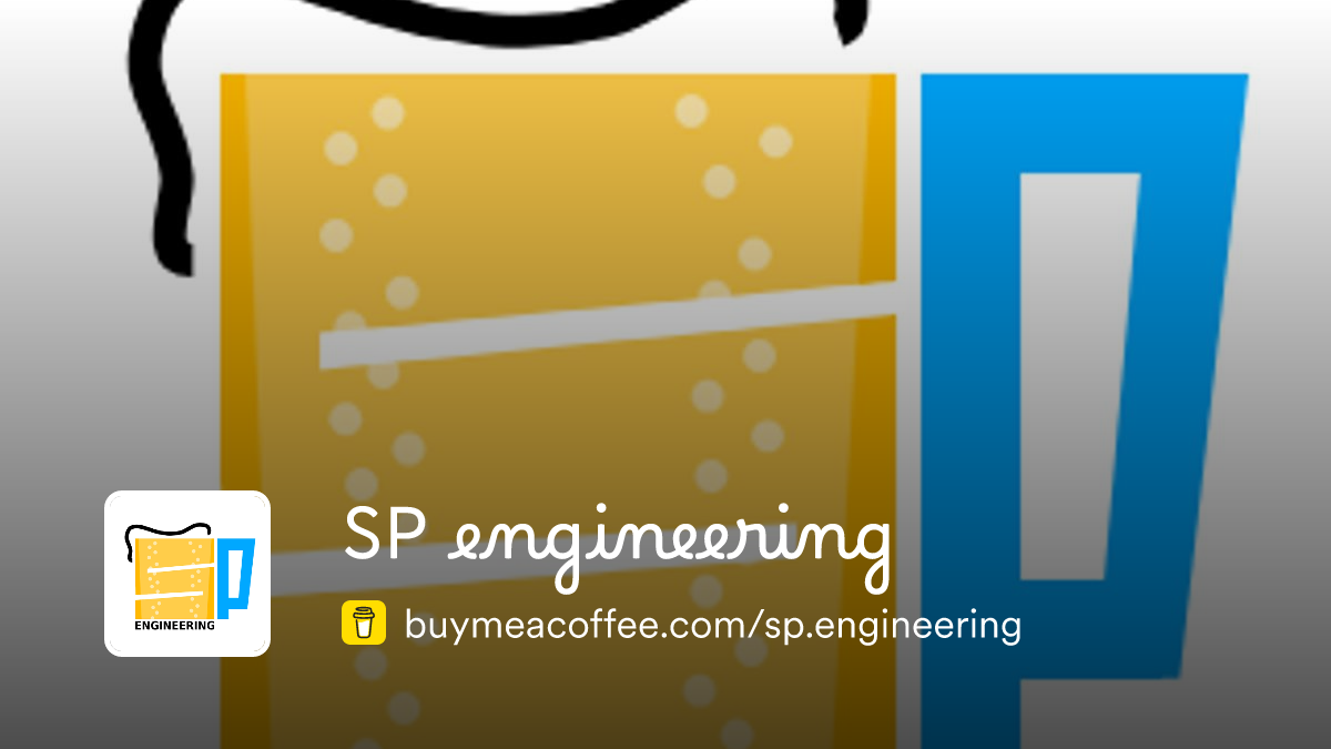 SP engineering is engineering things - Buymeacoffee