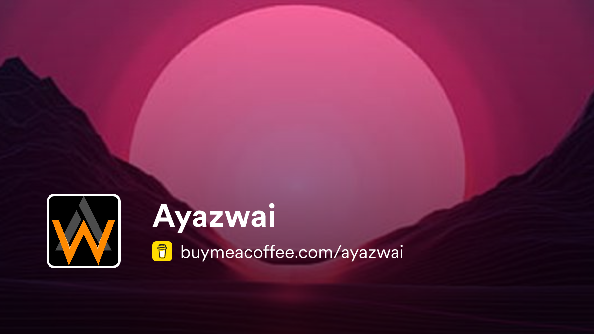 Ayazwai is Web Pages & Fivem Script Creator - Buymeacoffee