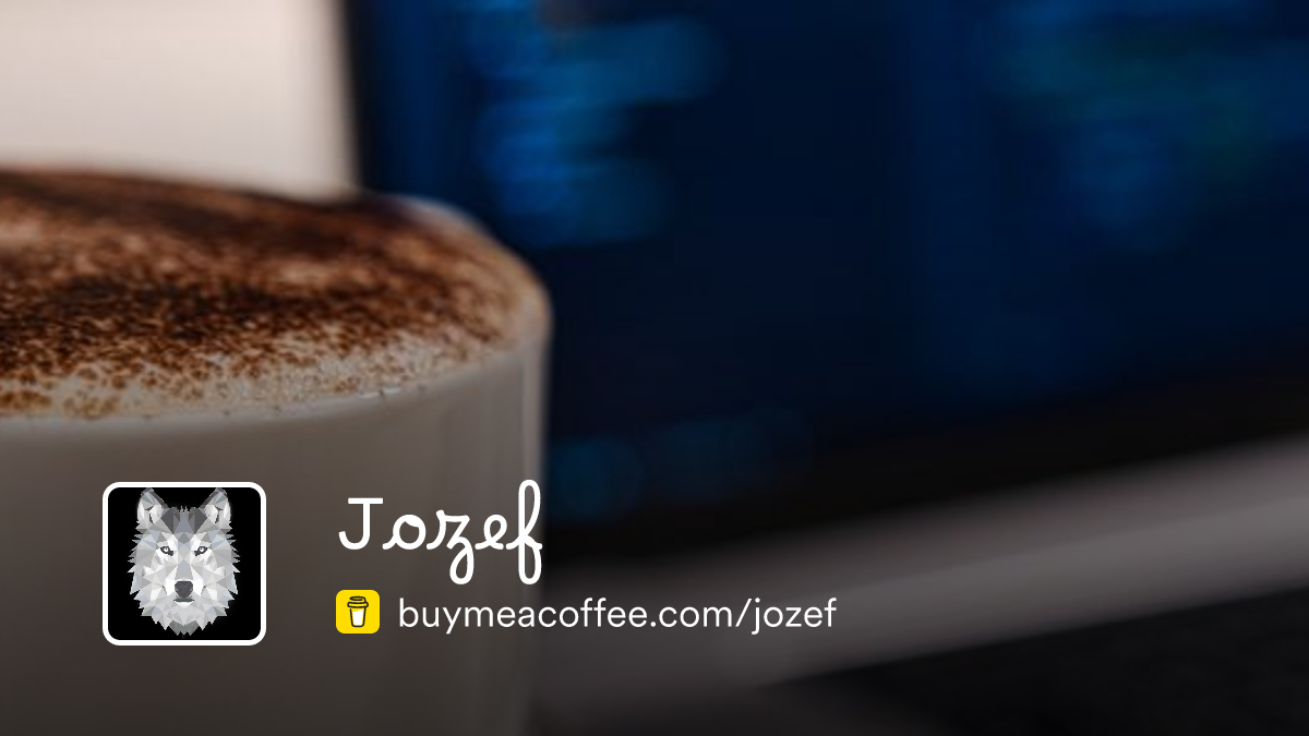 Jozef is Turning coffee into code. - Buymeacoffee