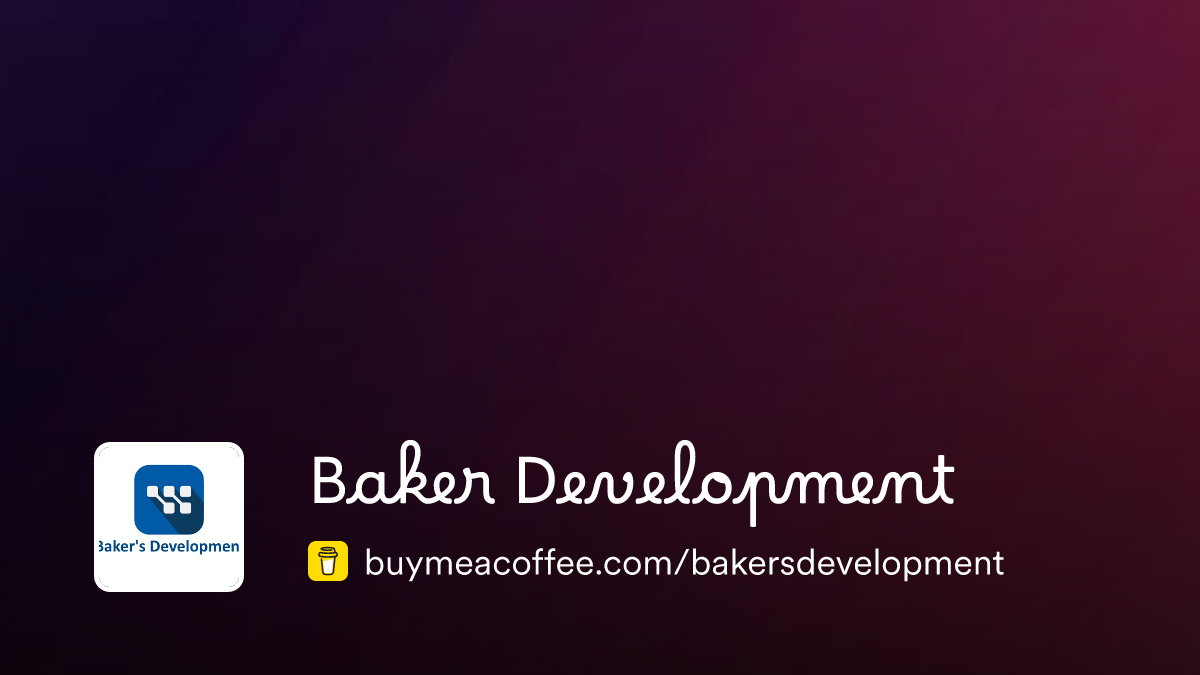 Membership | Baker Development - Buymeacoffee