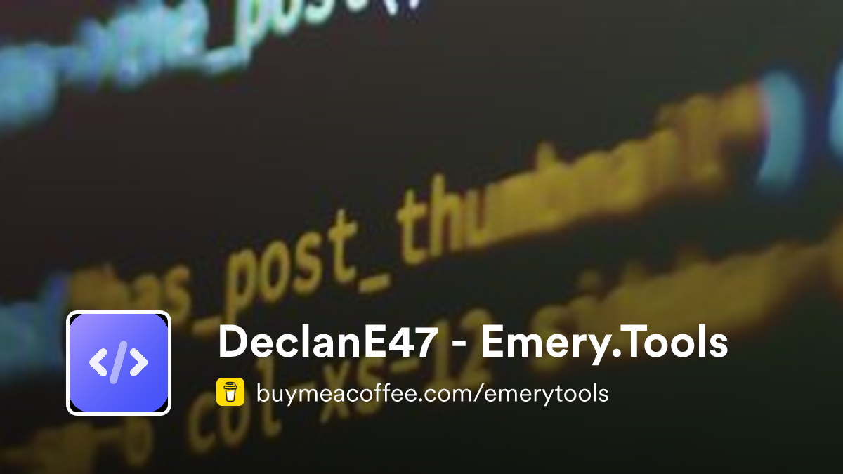DeclanE47 - Emery.Tools is .BAT Scripts on Github