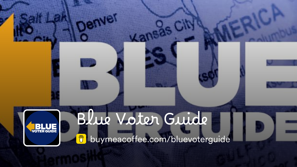 Blue Voter Guide is Empowering Progressive Voters Buymeacoffee