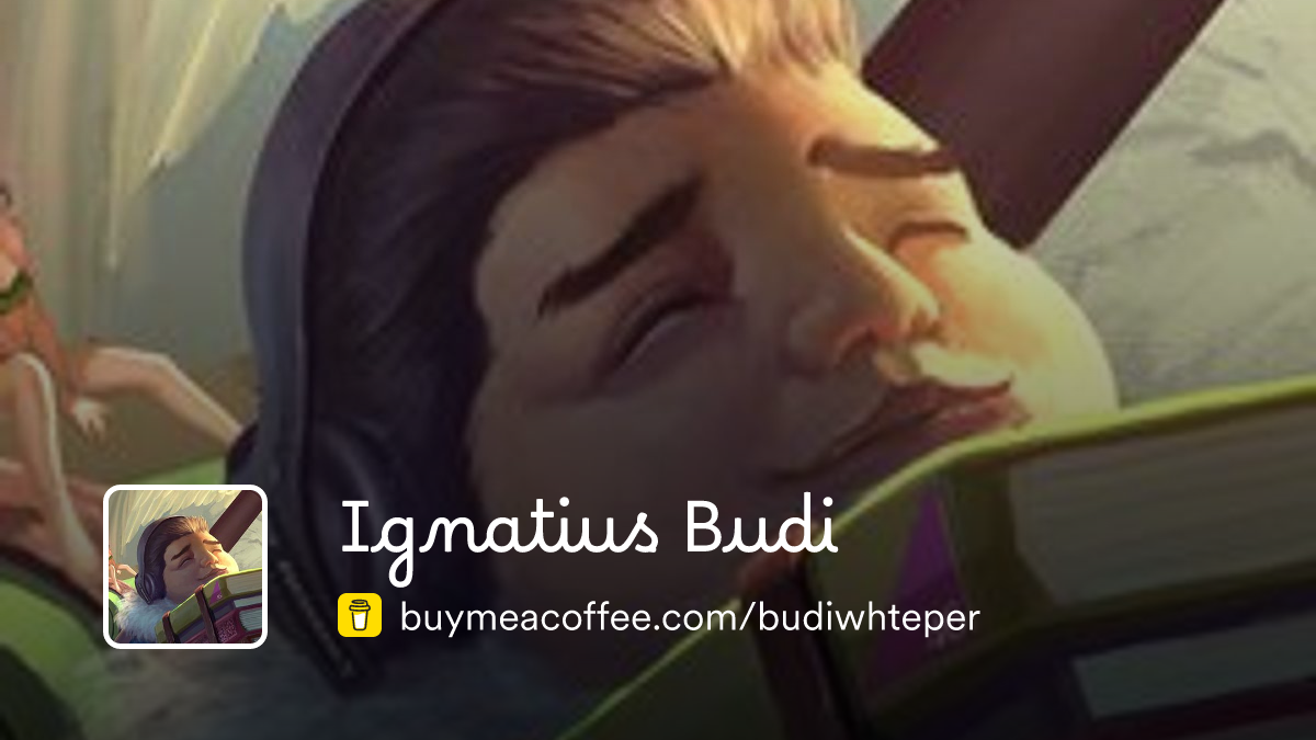 Ignatius Budi - Buymeacoffee