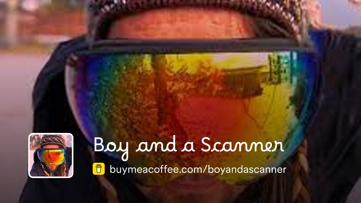 Boy and a Scanner - Buymeacoffee