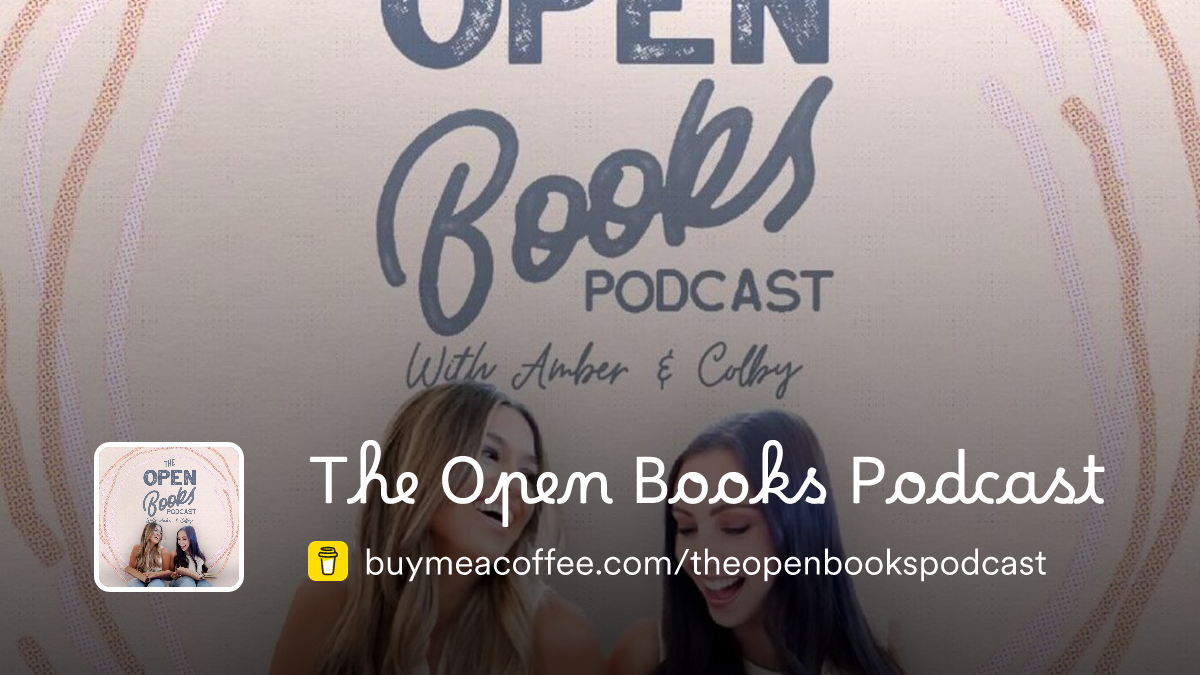 The Open Books Podcast - Buymeacoffee