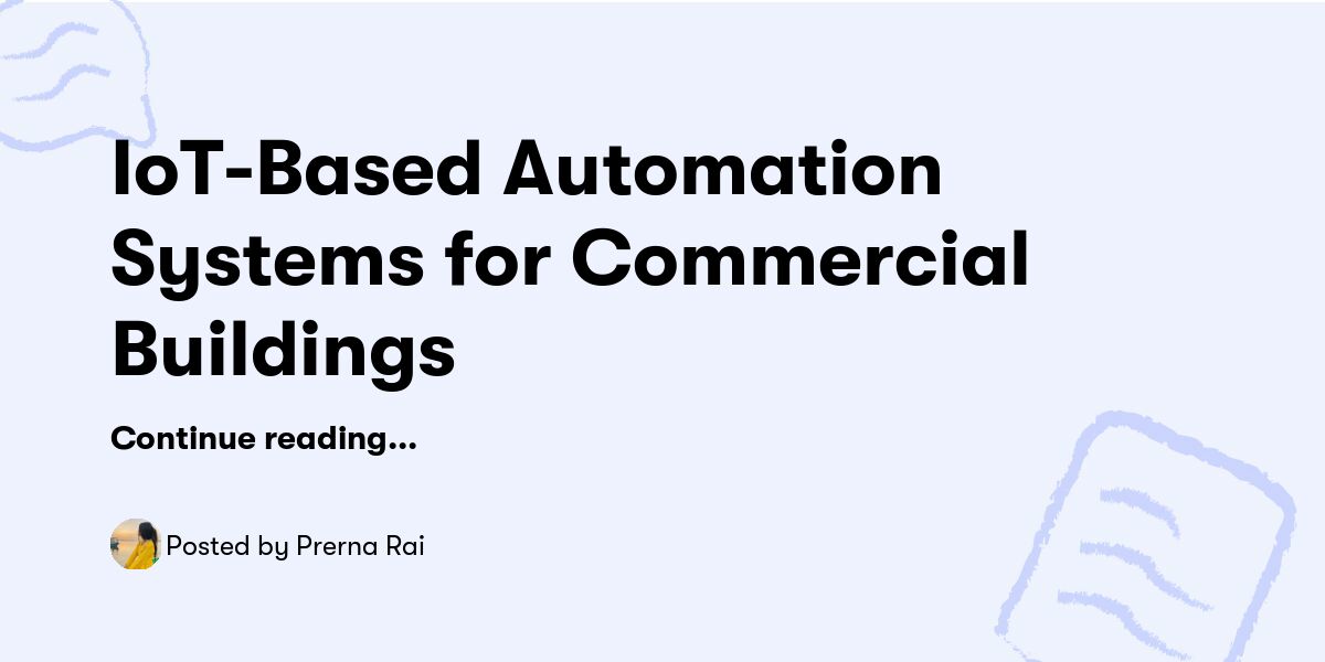 Smart Automation for Buildings