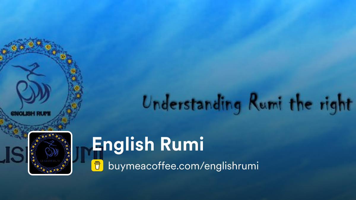 English Rumi - Buymeacoffee
