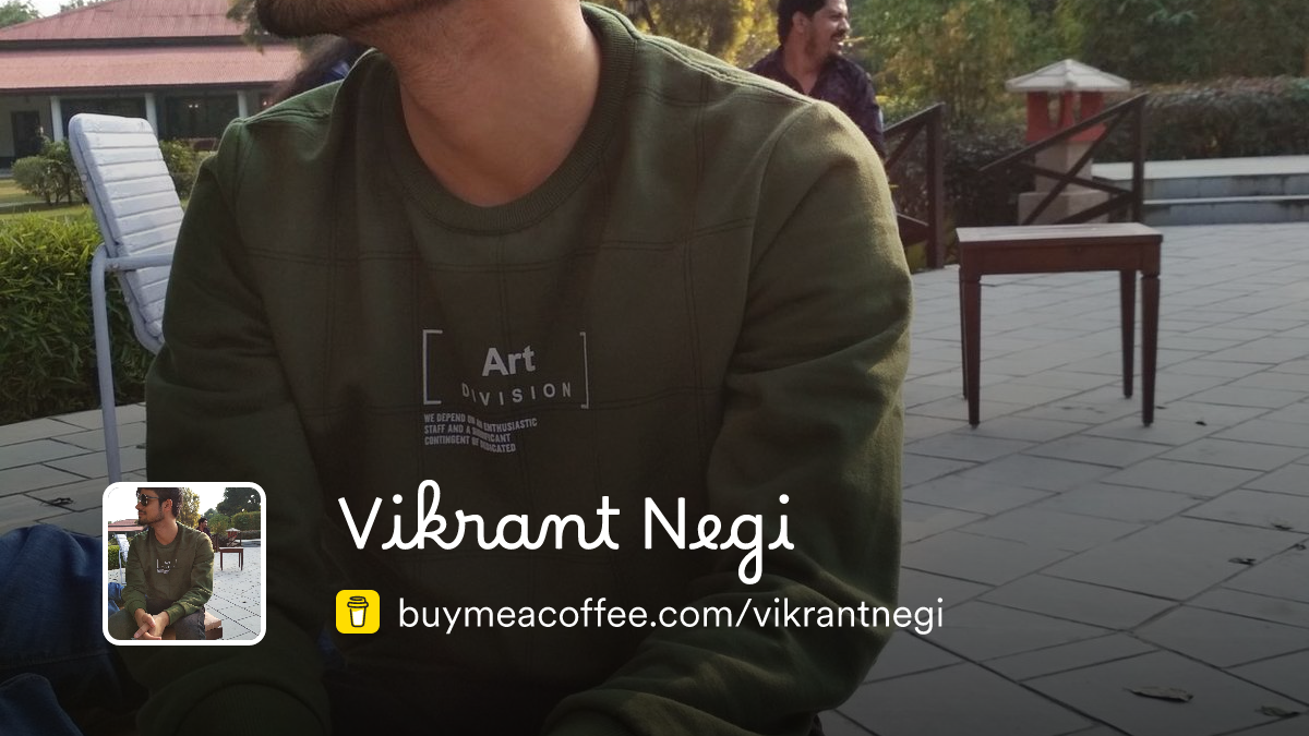 Vikrant Negi - Buymeacoffee