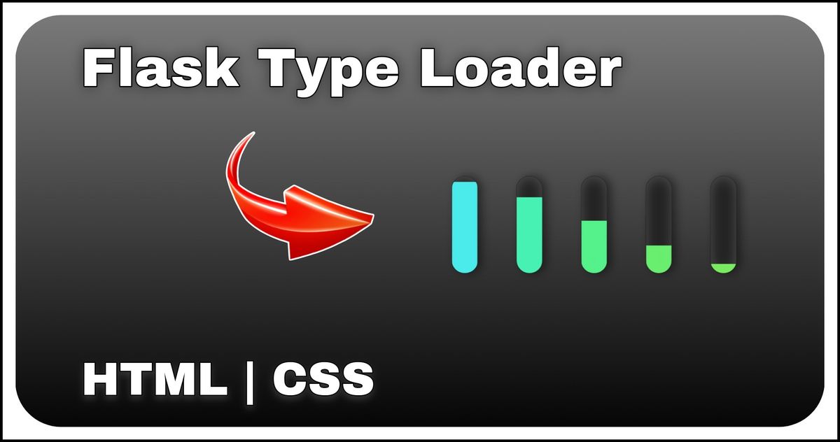Flask Loader using HTML | CSS — Smart UI Studio - Buymeacoffee