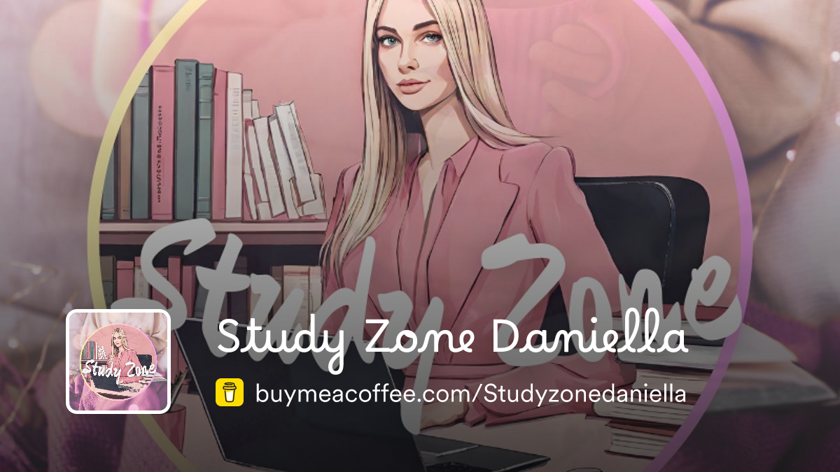 Study Zone Daniella is Creating Video Content on Youtube Studying ...