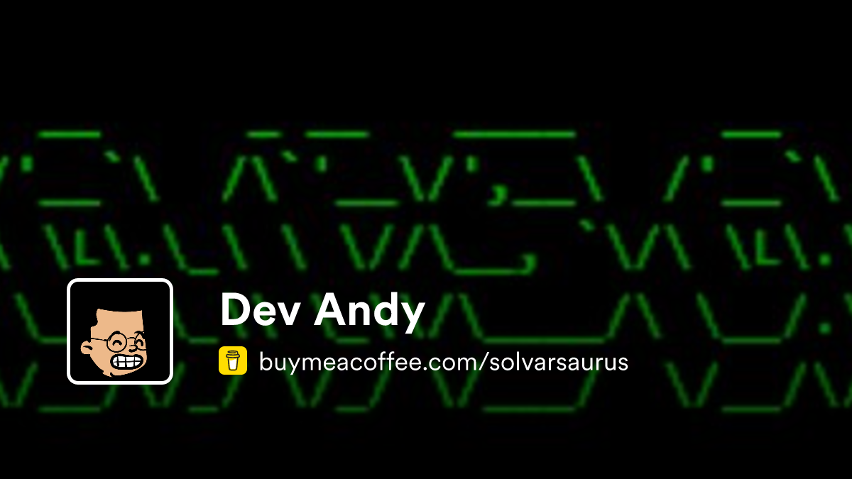 Dev Andy - Buymeacoffee