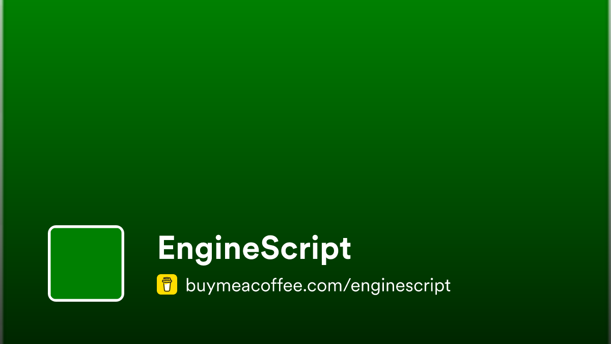 EngineScript - Buymeacoffee
