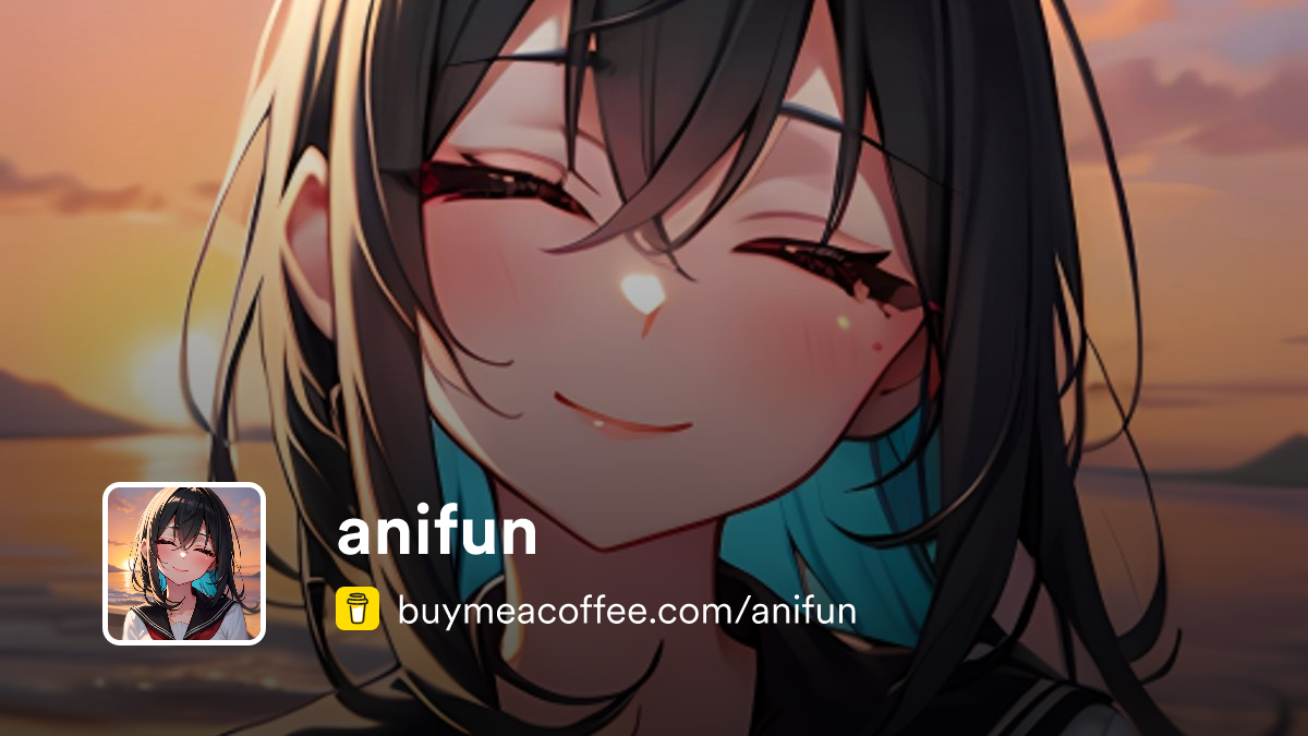 anifun is anime characters's AI illustrations. - Buymeacoffee