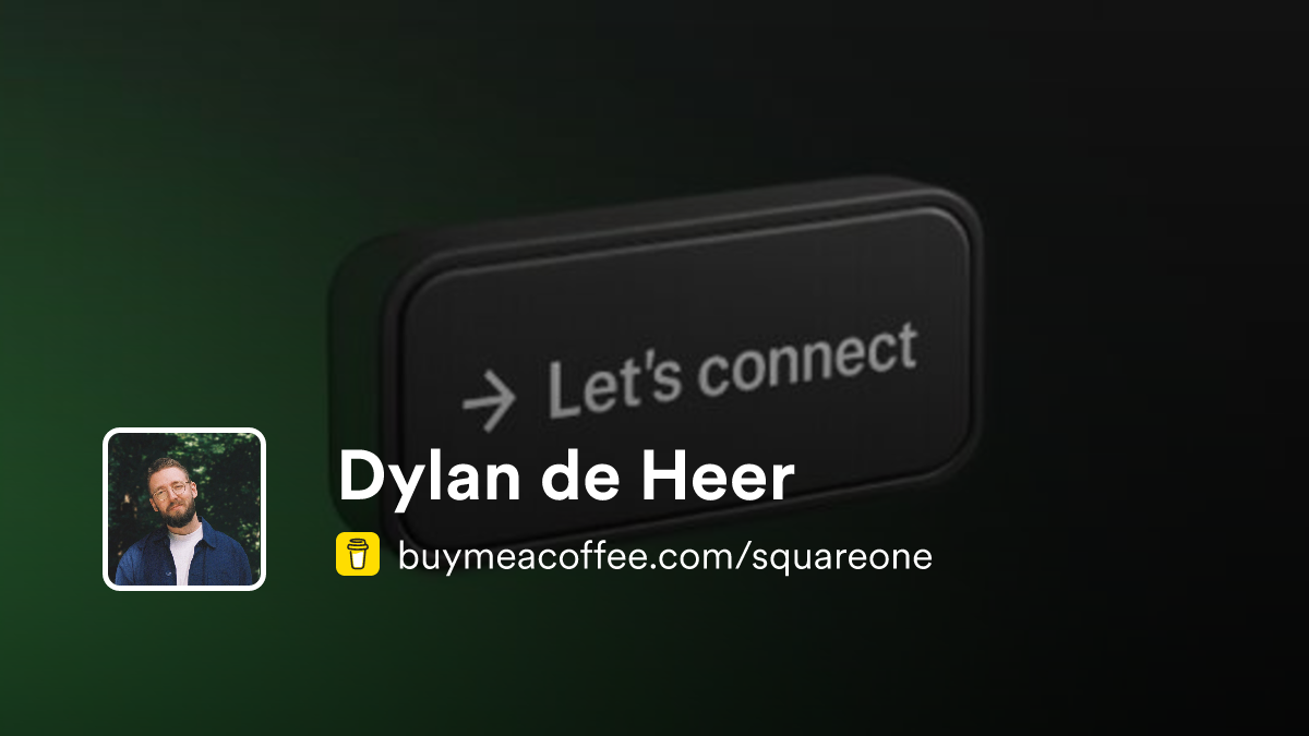 Dylan de Heer is Figma plugins - Buymeacoffee