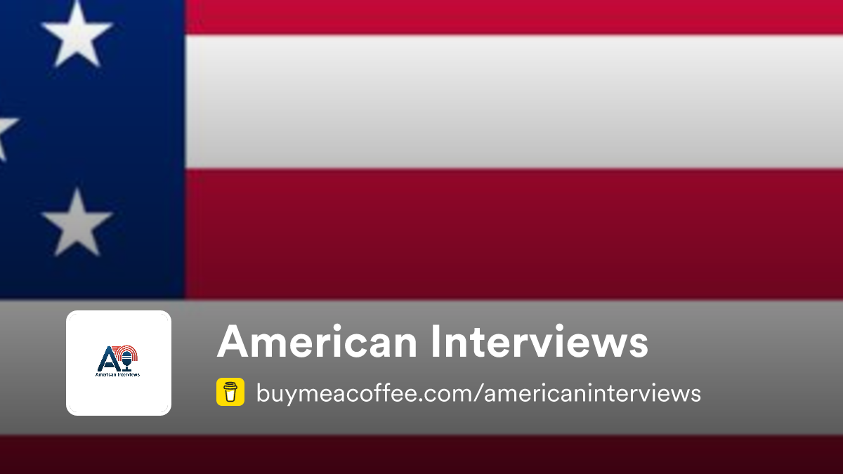 American Interviews - Buymeacoffee