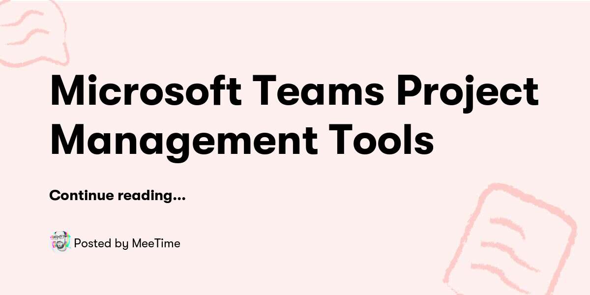 Microsoft Teams Project Management Tools Meetime Buymeacoffee Microsoft Teams Project Management Tools Meetime Buymeacoffee