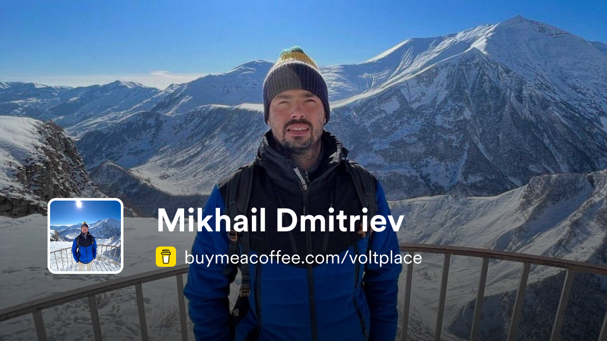 Mikhail Dmitriev - Buymeacoffee