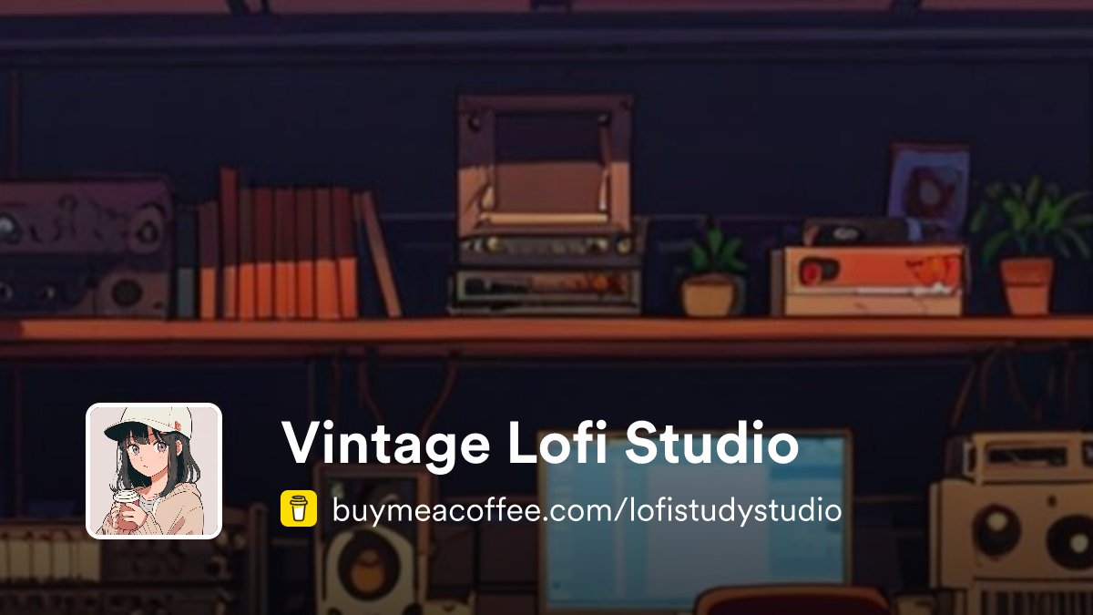 Vintage Lofi Studio is creating lofi music in my free time - Buymeacoffee