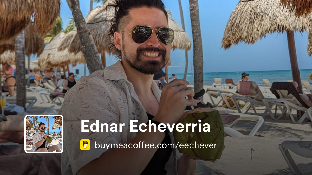 Ednar Echeverria - Buymeacoffee