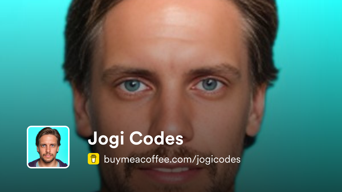 Jogi Codes - Buymeacoffee