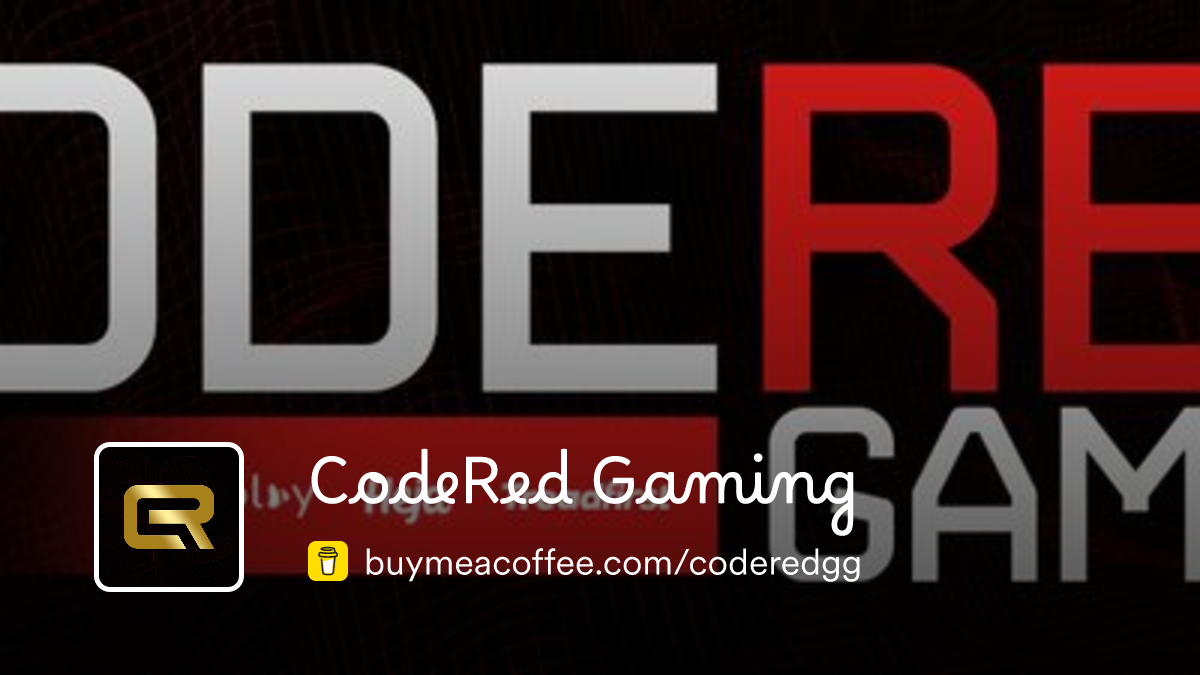 CodeRed Gaming is an Esports organisation and brand - Buymeacoffee