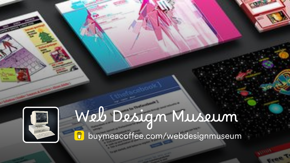 Web Design Museum - Buymeacoffee