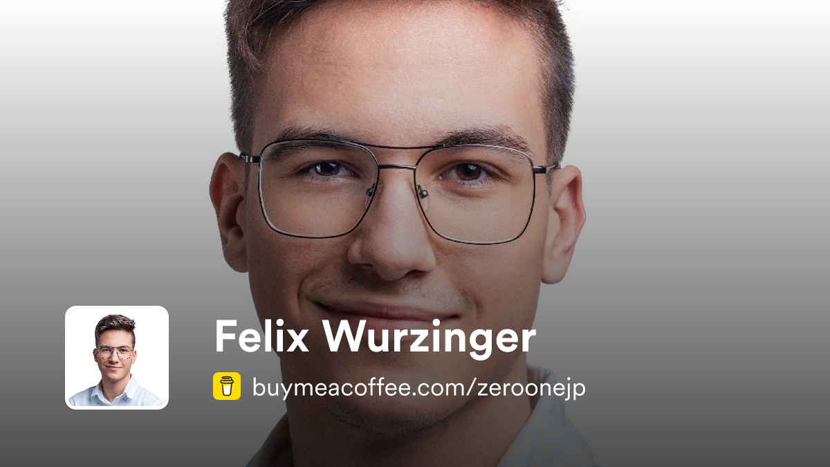 Felix Wurzinger - Buymeacoffee