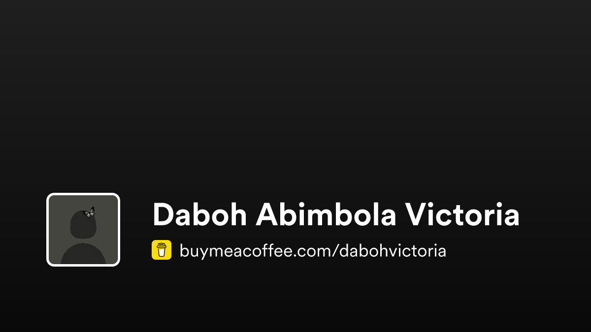 Daboh Abimbola Victoria is Documenting my journey in UI/UX and design ...
