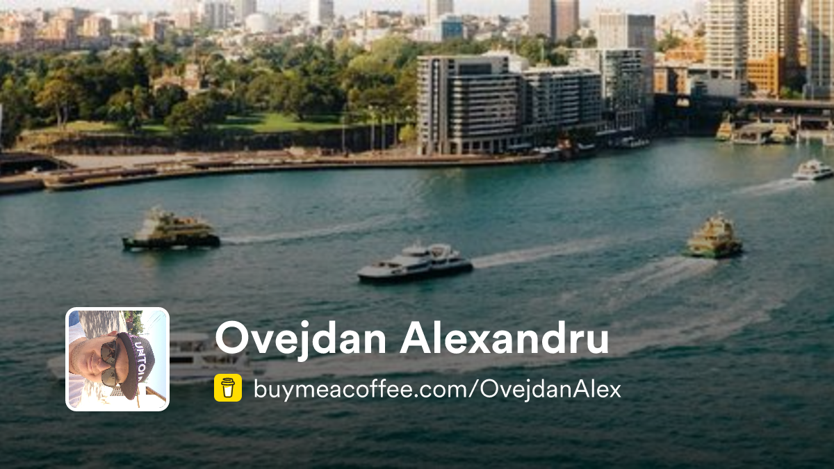 Extras | Ovejdan Alexandru - Buymeacoffee