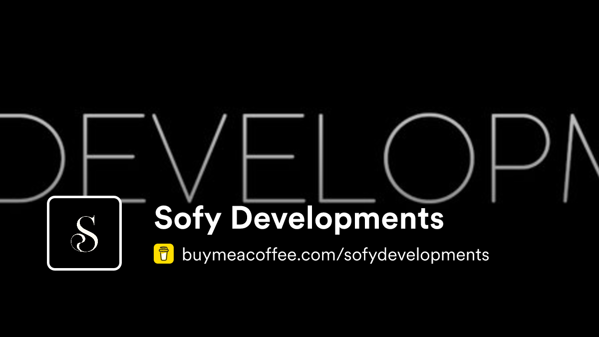 Sofy Developments is Where FiveM Meets Exellence - Buymeacoffee