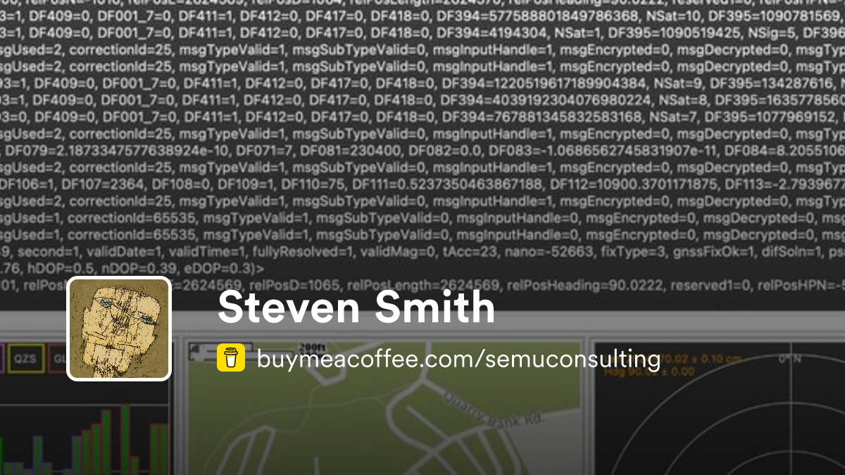 Steven Smith is Open-source software for the GNSS community. - Buymeacoffee