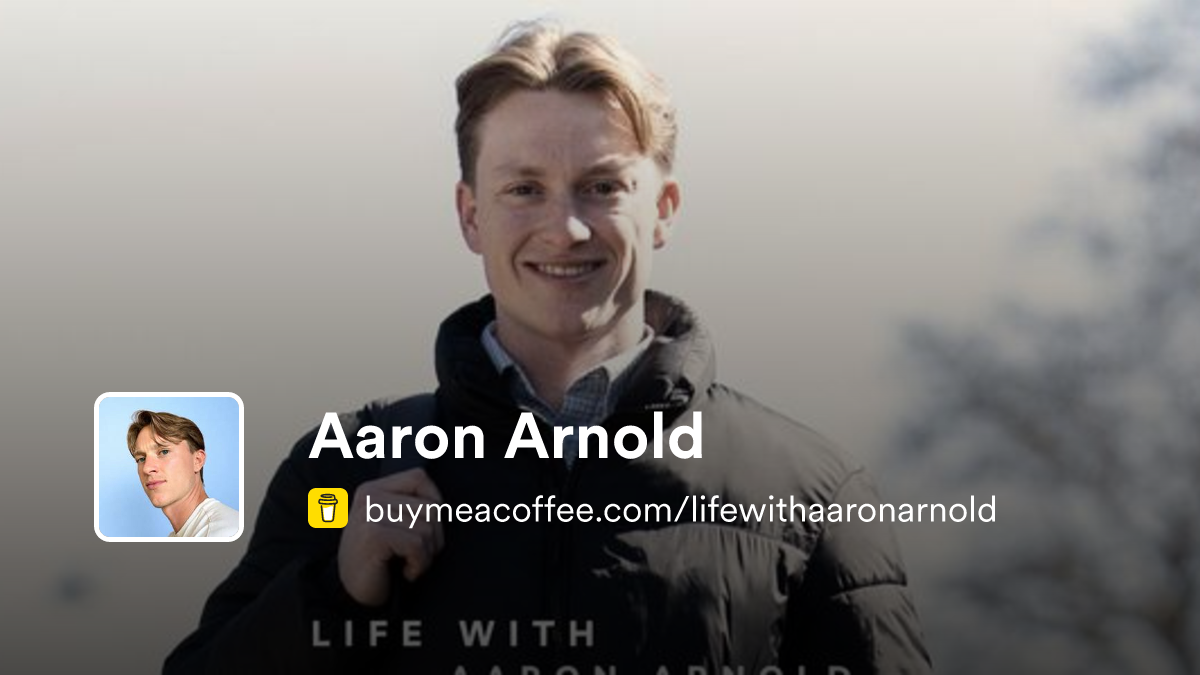 Aaron Arnold - Buymeacoffee