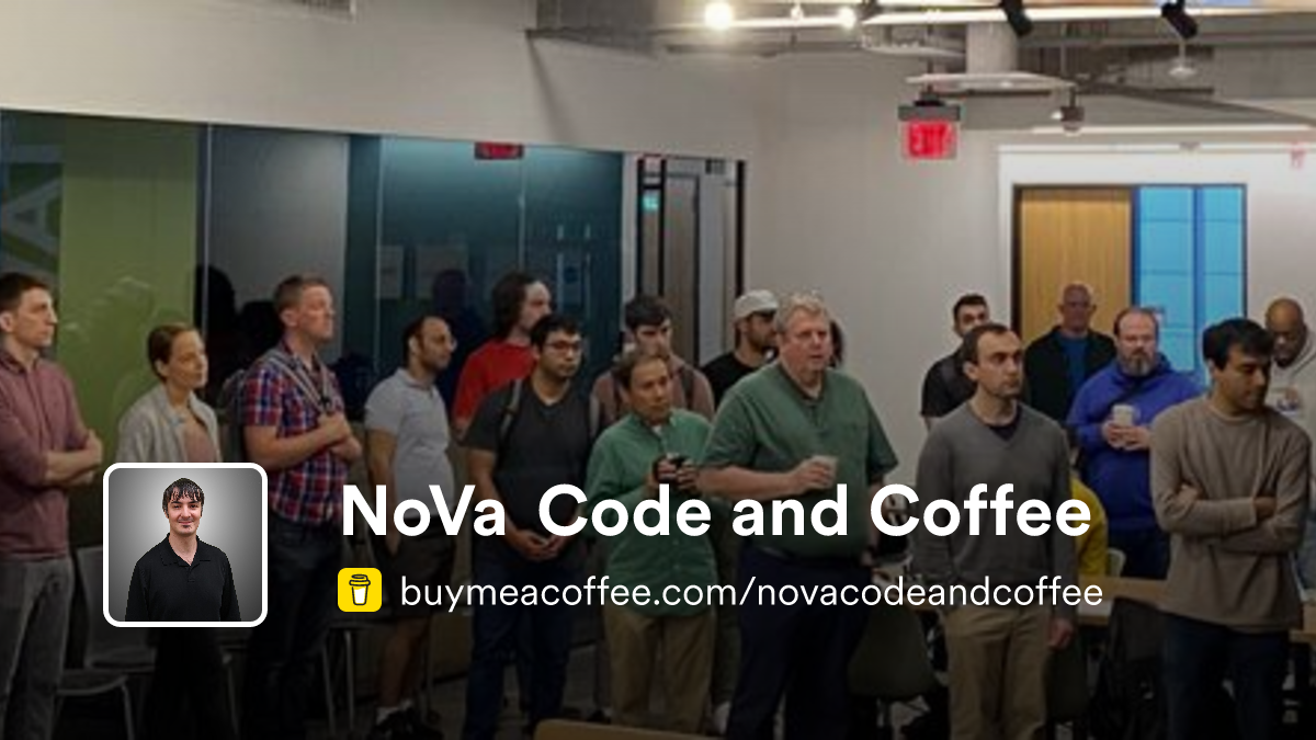 NoVa Code and Coffee - Buymeacoffee