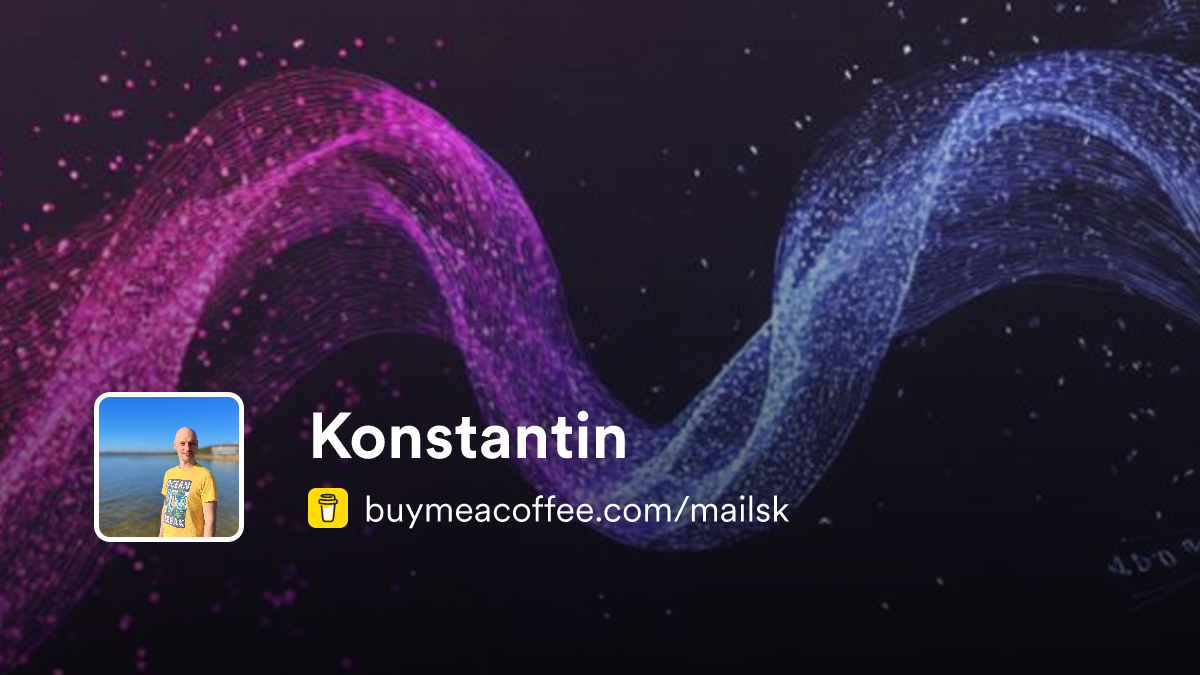 Konstantin is Open-source tools for software developers - Buymeacoffee