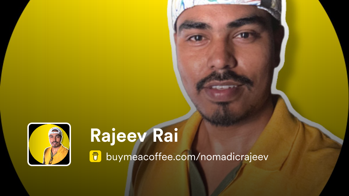 Rajeev Rai - Buymeacoffee