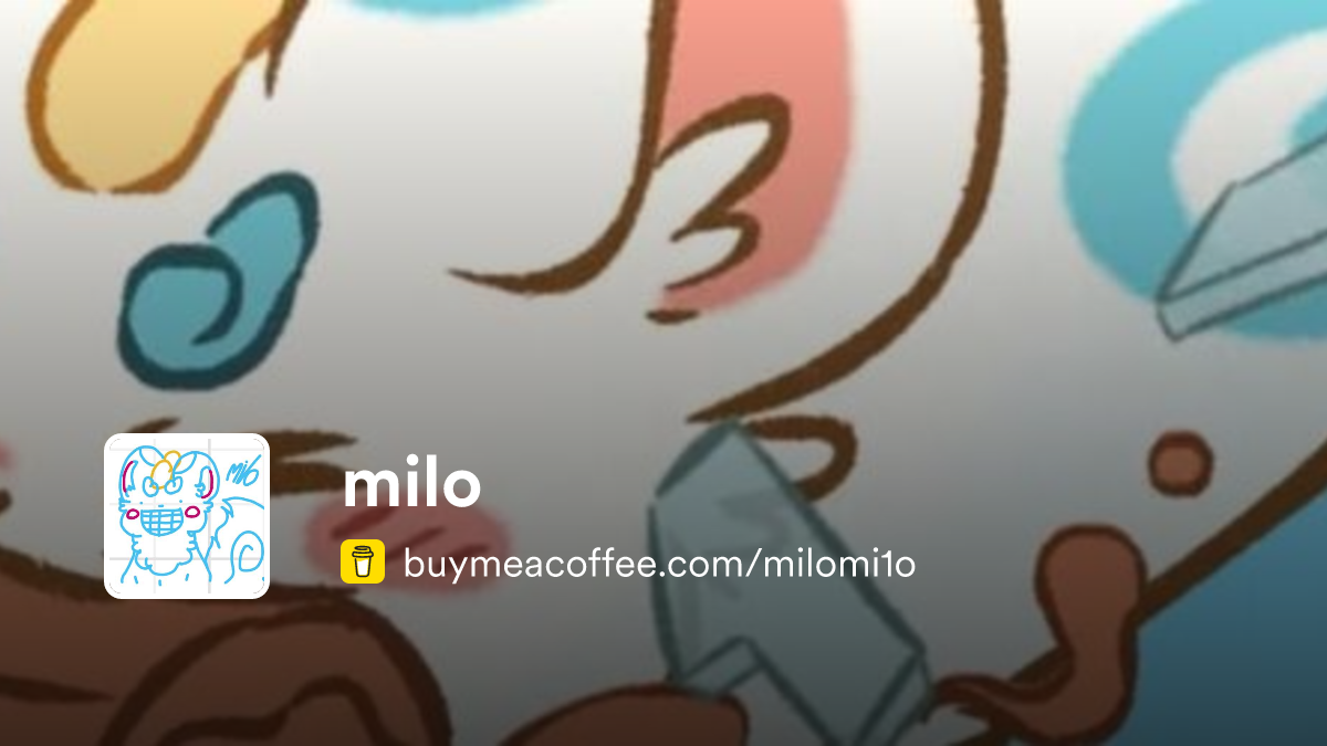 milo is making art - Buymeacoffee