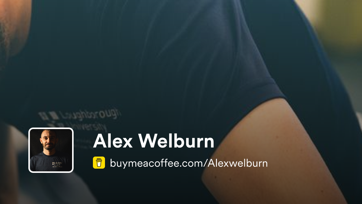 Alex Welburn - Buymeacoffee